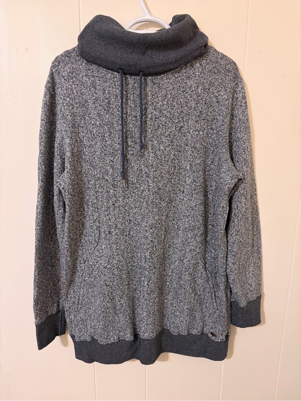 Roots Gray Funnel Neck Pullover Sweater